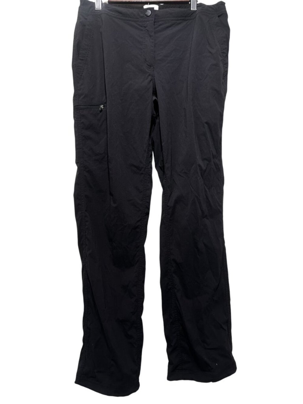 LLBean Hiking Cargo Pants Women 12 Tall straight Leg Trekking Lightweight Outdoo